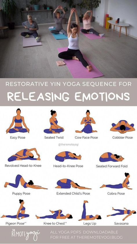 Yin Sequence, Releasing Emotions, Restorative Yin Yoga, Yoga Poses For 2, Yin Yoga Class, Yin Yoga Sequence, Yin Yoga Poses, Restorative Yoga Poses, Yoga Sequence