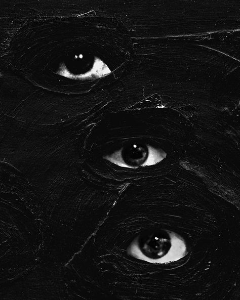 Art Sinistre, Three Eyes, Figurative Kunst, Wow Art, Foto Art, Creepy Art, Eye Art, White Photo, Black Aesthetic