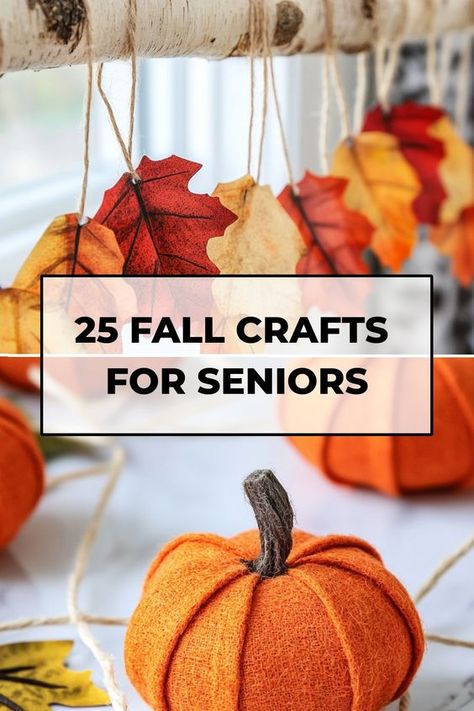 Discover a wide variety of easy crafts for seniors perfect for all skill levels. Whether you're looking for simple projects using dollar store supplies or fun activities for senior citizens in nursing homes, we've got you covered. Explore engaging crafts tailored specifically for senior adults, including those with Alzheimer's, to spark creativity and promote mental well-being. Get inspired with our collection of senior craft ideas and DIY projects that are both enjoyable and beneficial in assis Autumn Activities For Elderly, Autumn Activities For Seniors, Fun Activities For Memory Care, Fall Activities For Assisted Living, Fall Assisted Living Activities, Fall Crafts For Senior Adults, Simple Fall Crafts For Seniors Easy, Seniors Crafts Ideas, Crafts For Seniors With Alzheimers