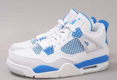 http://www.queens.cz/wear/32482/2/jordan-air-jordan-4-retro-white-military-blue-ntrl-grey/ Air Jordan 4 Military Blue, Blue Jordan 4’s, Jordan 4 Bleu, Jordan Retro 4 Outfits, Tenis Jordan Retro, Jordan 4 Blue, Retro Air Jordans, Blue And White Shoes, Nike Rosa