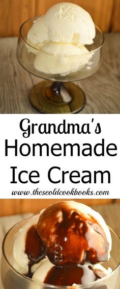 With summer on its way, Grandma's Homemade Ice Cream is a custard-style vanilla frozen treat the entire family will enjoy. Custard Ice Cream Recipe, Homemade Vanilla Ice Cream Recipe, Grandma Recipes, Kaizen Foam, Ice Cream Recipes Machine, Custard Ice Cream, Homemade Custard, Pudding Ice Cream, Vanilla Ice Cream Recipe