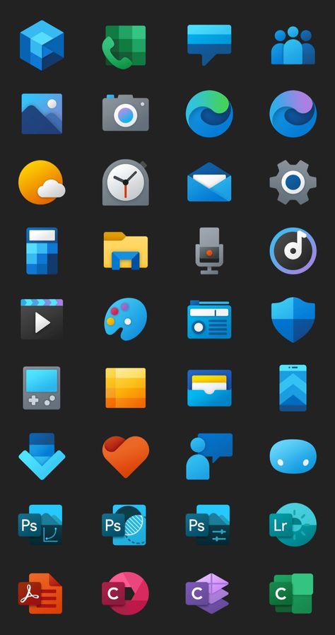 Fluent design icons of Fluent Icon Pack from coolapk.com Design by paradoxxx Microsoft Fluent Design, Vip Ui, Fluent Design, Company Logos, Microsoft Office, Icon Pack, Ui Ux Design, Ux Design, Motion Design