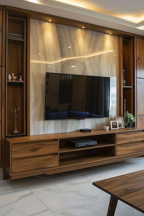 Ikea Tv Wall Unit, Simple Tv Unit, Tv Wall Unit Designs, Simple Tv Unit Design, Tv Shelf Design, Tv Wall Cabinet, Lemari Tv, Tv Unit Designs, Media Walls