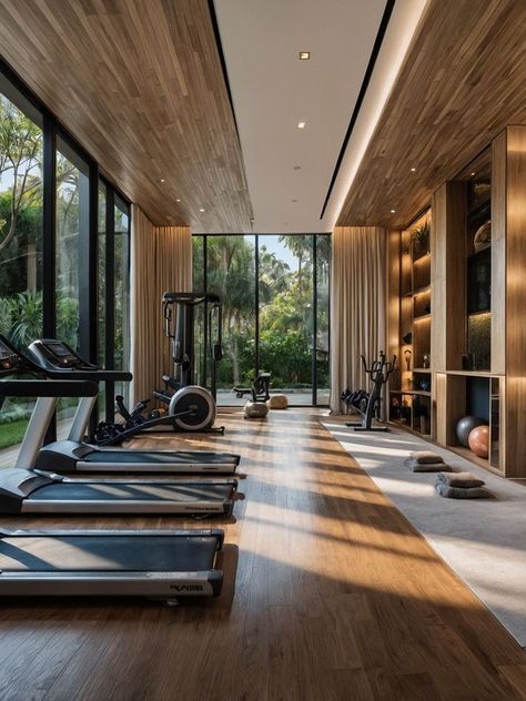 Modern Home Gym, Small Home Gym Ideas, Luxury Home Gym, Dream Home Gym, Small Home Gym, House Gym, Luxury Gym, Gym Room At Home, Gym Interior