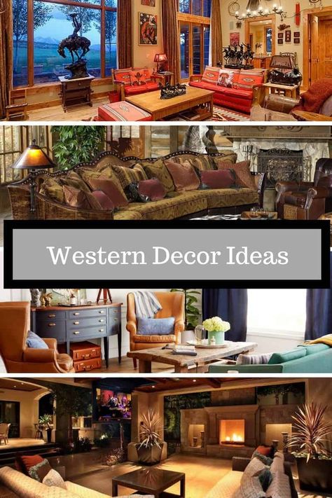 20 Western Decor Ideas for Living Rooms - Modern & Contemporary (PICS) Western Decor Ideas, Native American Living Room, Living Room Western, Western Living Room Furniture, Western Home Decor Living Room, Western Style Living Room, Western Decor Living Room, Modern Western Home Decor, Western Interior Design