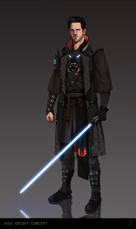 A Wandering Swordsman, His Blade For Hire Wandering Swordsman, Jedi Armor, Jedi Cosplay, Overwatch Fanart, Grey Jedi, Star Wars Light, Jedi Sith, Star Wars Design, Star Wars Characters Pictures