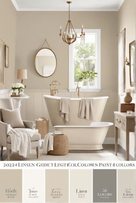 1. Linen paint colors 
2. Timeless elegance 
3. Interior design inspiration 
4. 2024 color trends Modern Luxury Paint Colors, Bathroom Spa Paint Colors, Rustic Decor Color Palette, Beautiful Interior Paint Colors, Best Linen Paint Color, Master Bath Paint Colors Most Popular, French Country House Paint Colors, Home Colors Interior Paint Colours, Neutral Color Walls