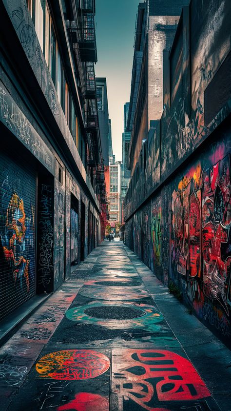 Explore the vibrant essence of urban creativity with our stunning street art photography prints. Capture dynamic cityscapes adorned with bold murals and intricate graffiti, showcasing contemporary art movements like urban expressionism. Experience the interplay of light and shadow on textured walls, evoking emotion through diverse colors. Perfect for art lovers and urban explorers. #StreetArt #UrbanPhotography #ArtPrints #GraffitiArt #ContemporaryArt Street Art Background, Street Style Graffiti, Street Background Aesthetic, Urban Art Aesthetic, Mural Photography, Urban Wallpaper, Street Life Aesthetic, Street Wallpaper, Street Artist Aesthetic