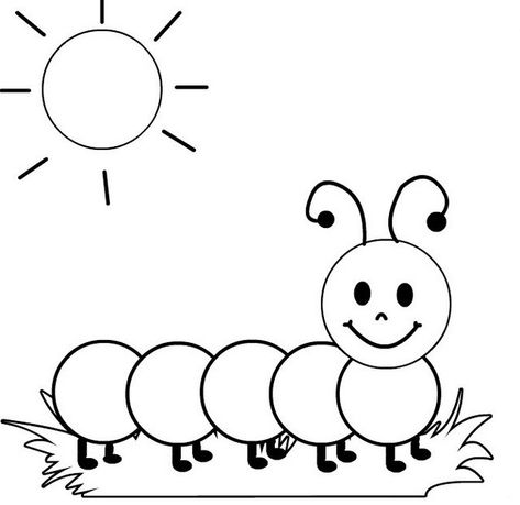 the larvae of sawflies caterpillar coloring sheet for kids Printable Caterpillar Template, Caterpillar Colouring Pages, Caterpillar Template, Caterpillar Coloring Page, Caterpillar Drawing, Kids Colouring Printables, Trin For Trin Tegning, Colouring Pages For Kids, Drawing Lessons For Kids