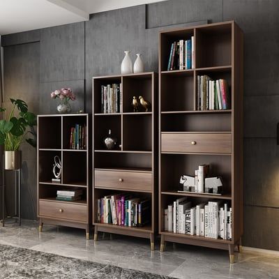 Bookcase wall unit