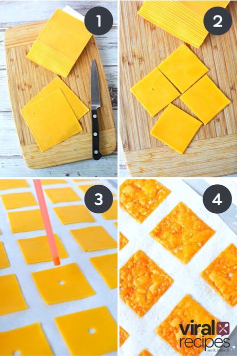 How To Make Homemade Cheese Its, Keto Cheez Its Recipe, Crackers Made From Cheese, Healthy Cheez It Recipe, Baked Cheese It Crackers, Cheese Itz Recipes, Keto Cheeze Itz, Homemade Cheese Its Keto, Homemade Cheese Crackers Keto