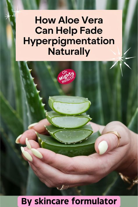 Hands holding fresh aloe vera gel slices against a background of aloe plants, demonstrating natural hyperpigmentation treatment. Aloe Vera For Eyes, Aloe Vera For Skin Recipes, How To Use Aloe Vera Gel For Face, Diy Aloe Vera Moisturizer, Aloe Vera Gel Face Mask, Diy Aloe Vera Gel, Aloe Vera Gel Face, Skin Lightening Diy, Aloe Vera Moisturizer