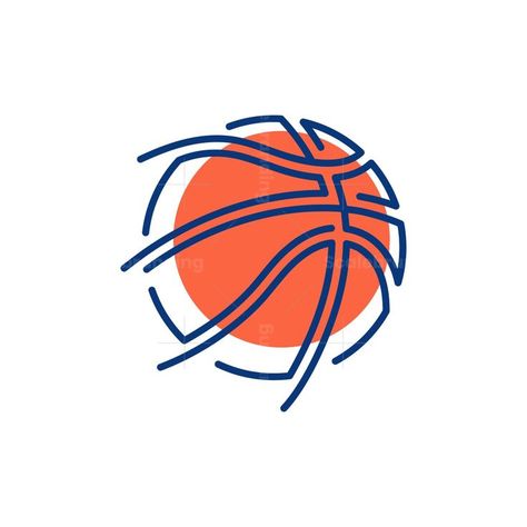 Modern basketball logo design, perfect for a modern business. Basketball Logo Ideas, Logo Sports Design, Modern Logos Ideas, Basketball League Logo, Basketball Club Logo, Basketball Icon Aesthetic, Basketball Merch Design, Sports Logos Design, Modern Sports Logo