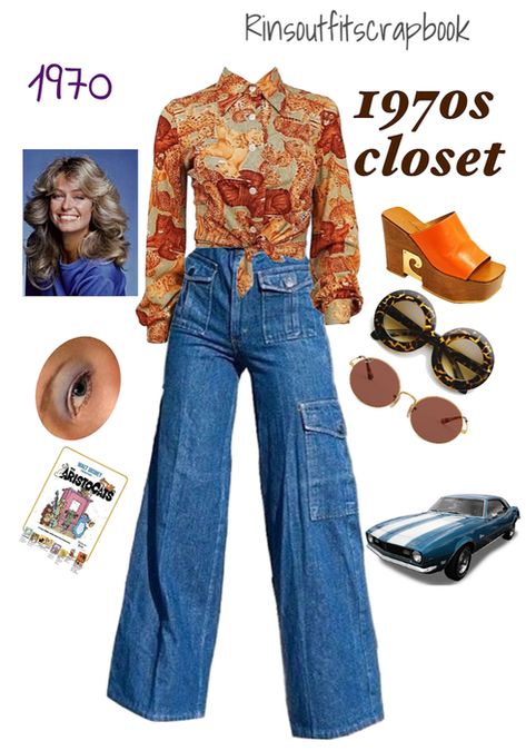 Womens 70s Fashion Disco, 1970s Women Fashion, 1970s Clothes Women, Diy 70s Outfit Women, 1970s Outfits For Women, 90s Does 70s, Retro Outfits 70s Style Women, 70s Shirts For Women, 70s Outfits For Women