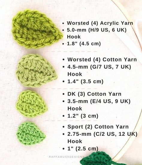 Crochet Leaf Border, Crochet Leaf Free Pattern, Renn Faire, Leaf Applique, Crochet Succulent, Crochet Leaf, Crochet Leaf Patterns, Crochet Flowers Free Pattern, Crochet Plant