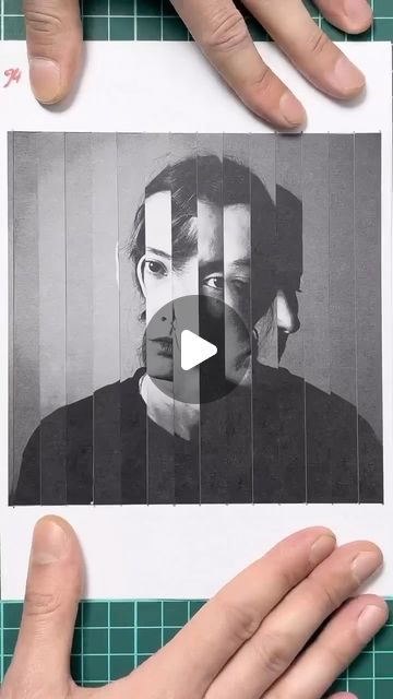 designboom magazine on Instagram: "photographic strip collage meets stop motion animation with this hypnotic composite portrait by @cont8nt + @guseva._ 📽️

via @maxfromtax, @squareone.gallery 

#designboom
#photography #stopmotion #stopmotionanimation" Brooklyn Film, Stop Motion Photography, Surrealist Collage, Animation Stop Motion, Collage Portrait, Motion Photography, Looking For A Job, Motion Graphics Animation, Illusion Art