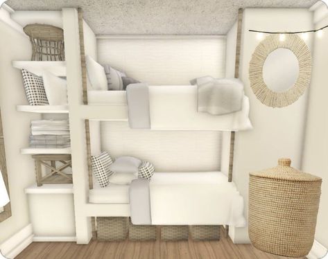 Bloxburg Bedroom For 2, Bedroom Roblox Bloxburg, Bloxburg 2x2 Room Ideas, Bunk Bed Bloxburg Room, Bloxburg Bedroom Inspirations, 5x6 Bloxburg Bedroom, Bloxburg Plain Wall Ideas, 3 By 5 Bloxburg Bedroom, Laundry Room Ideas Bloxburg 3x2