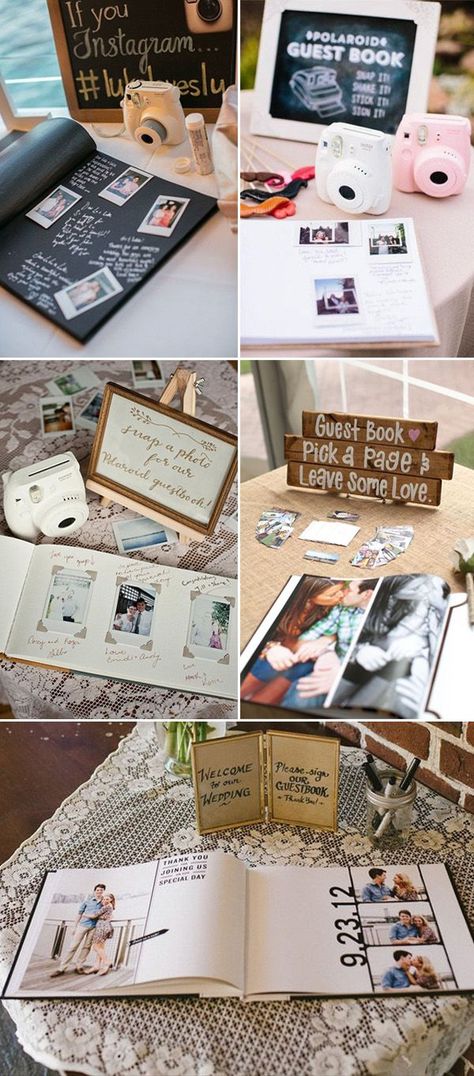 custom photo booth guest book ideas for weddings Rustic Photo Booth, Diy Wedding Guest Book, Guest Book Ideas, Wedding Planning Book, Wedding Guest Book Unique, Unique Guest Book, Photos Booth, Photo Guest Book, Wedding Guest Looks