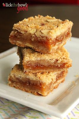 Jam Bars, Almond Fruit, Apricot Recipes, Peach Preserves, Peach Jam, Cake Bars, Snickerdoodles, Sweets Treats, Everyday Food