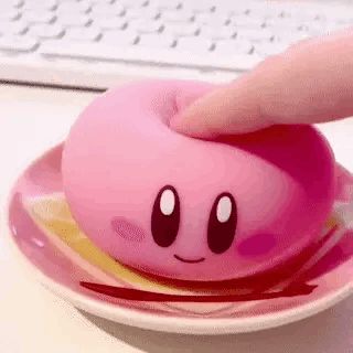 Kirby Stimboard, Sensory Images, Random Gif, Sensory Boards, Bad Person, I Want To Eat, Oddly Satisfying, Cute Gif, Om Nom