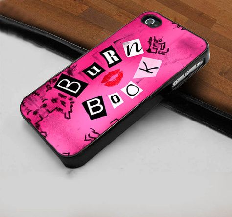 Pink Cute Mean Girls Burn Book  - Hard Case Print for iPhone 4 / 4s case - iPhone 5 case - Black or White (Option Please) Wrapper Iphone, Mean Girls Burn Book, Iphone Diy, Girl Iphone Cases, Iphone 4 Cases, White Phone Case, Diy Case, Burn Book, Iphone 4s Case