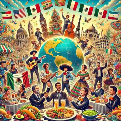 Mexican American Culture, Mexico Map, Sense Of Community, Mexican American, Mexican Culture, Personalities, The Globe, Globe, Sense