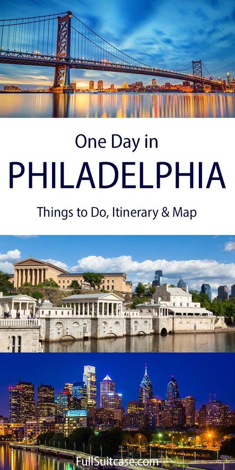 1 Day In Philadelphia, A Day In Philadelphia, One Day In Philadelphia, Philadelphia Itinerary, Philadelphia Trip, Philadelphia Things To Do, Philadelphia Neighborhoods, Philadelphia Map, Visit Philadelphia