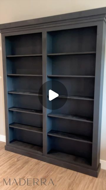 Maderra - Bookshelf Doors on Instagram: "No more barn doors! Get a sliding bookcase door instead. Add additional space instantly. Free shipping. Visit maderashop.com #barndoor #slidingdoors #bookcase #hiddendoor #hiddenroom" Sliding Bookshelf Door Bookcases, How To Put Doors On A Bookshelf, Bookshelf With Sliding Door, Turn Door Into Bookshelf, Adding Doors To A Bookshelf, Above Door Bookshelf, Diy Modern Bookcase, Rolling Bookcase Door, Bookshelf Barn Door