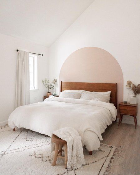 Painted Headboard, Holly House, House Updates, Dekorasi Kamar Tidur, Casa Vintage, Boho House, Main Bedroom, Room Inspiration Bedroom, Bedroom Inspo