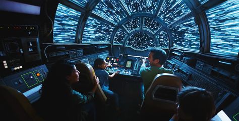 How to fly the Millennium Falcon aboard the new Smugglers Run ride at Disneyland’s Star Wars: Galaxy’s Edge – Daily News Disneyland Resort Hotel, Disneyland Star Wars, Disney Hollywood Studios, Sabre Laser, E Ticket, Star Wars Galaxy, Promo Poster, Star Tours, Star Wars Celebration