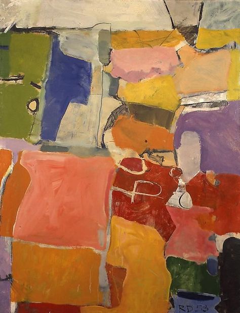 Richard Diebenkorn - Artists - Richard Gray Gallery Richard Diebenkorn Paintings, Diebenkorn Paintings, Bay Area Figurative Movement, Richard Diebenkorn, Robert Motherwell, Cy Twombly, Gerhard Richter, Joan Mitchell, Francis Bacon