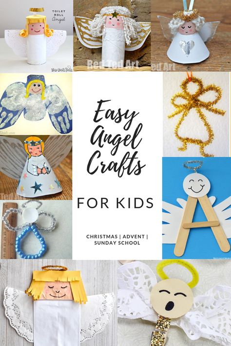 Christmas Angel Crafts For Kids, Angel Crafts For Kids, Christmas Angel Crafts, Primary Teacher, Angel Kids, Kids Christmas Ornaments, Bible Crafts For Kids, Handmade Angels, Angel Crafts