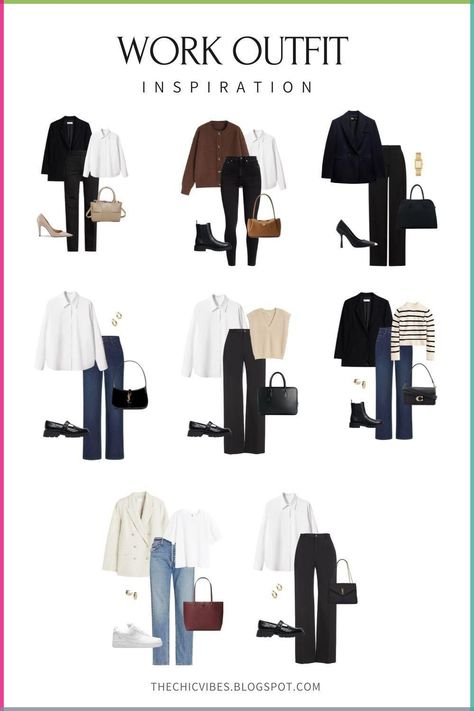 Fall Outfit Office Business Casual, Uk Office Wear Women, Work Smart Outfit, Work Outfits Women Autumn 2024, Smart Casual Wardrobe Women, Work Wear 2024 Women, Fall Office Capsule Wardrobe, Capsule Wardrobe For Working Women, Smart Casual Outfit Office