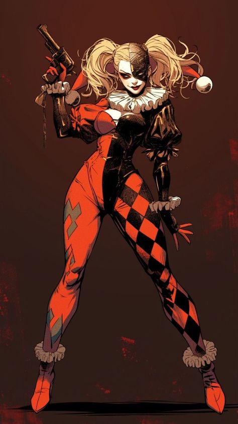 Harley Quinn Full Body Picture, Harlivy Cosplay, Jester Harley Quinn, Nessa Fanart, Harley Quinn Jester, Harley Quinn Comic Art, Marvel Halloween, Hd Aesthetic, Halloween Costumes 2022