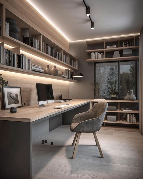 Home Study Rooms, Modern Home Offices, Study Room Design, Interior Design Per La Casa, Office Interior Design Modern, Small Home Offices, Design Del Prodotto, Modern Home Office, Home Office Setup