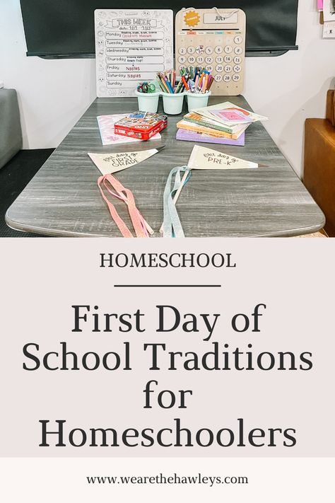 Elevate the Start of Your Homeschooling Journey! Check Out Our 9 Exciting First-Day Activities for a Memorable and Inspiring Kickoff. 🏡🎨 #HomeschoolingAdventure #FirstDayMagic https://wearethehawleys.com/9-exciting-first-day-activities-to-make-homeschooling-extra-special/ Fun Homeschool Lessons, 1st Day Of Homeschool Activities, First Week Of Homeschool Preschool, Homeschool First Grade Activities, Creative Homeschool Ideas, Fun Friday Homeschool Ideas, 1st Day Of School Homeschool, Fun First Day Of Homeschool Ideas, First Day Of Homeschool Kindergarten