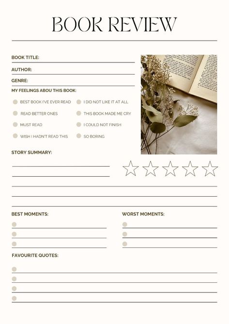 Book Review Journal Book Review Page Ideas, Book Journal Title Page Ideas, Book Journal Ideas Layout Simple, Book Review Journal Page, Creative Title Page Design, Reading Journal Ideas Layout Monthly, Reading Journal 2024 Cover Page, Book Review Journal Ideas Layout, Reading Journal Title Page Ideas