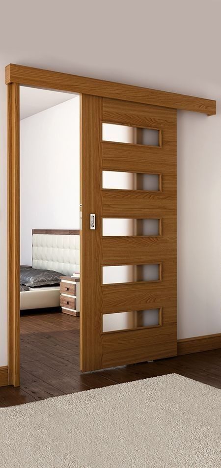 Wooden Door For Room, Arch Wooden Design, Wood Sliding Door Design, Wooden Doors Interior Bedroom, Room Sliding Door Design, Wooden Sliding Door Design, Slide Door Design, Sliding Door For Bedroom, Door With Glass Design