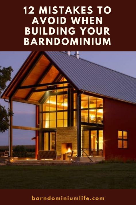 Shop And House Combo Plans, Dream Barndominium, Building A Barndominium, Post Frame Homes, Barndominium Kits, Steel Building Homes, Barndominium Plans, Little House Plans, Barn Style House Plans