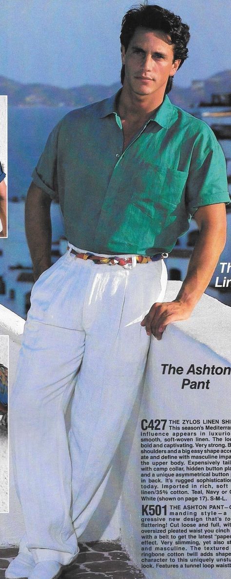 1980 Summer Fashion, 80s Male Models, 80s Beach Fashion Men, 80s Male Fashion 1980s, 1980s Male Fashion, 80 Mens Fashion, 80s Fashion Men Summer, 90s Summer Outfits Men, Men’s 80s Outfits