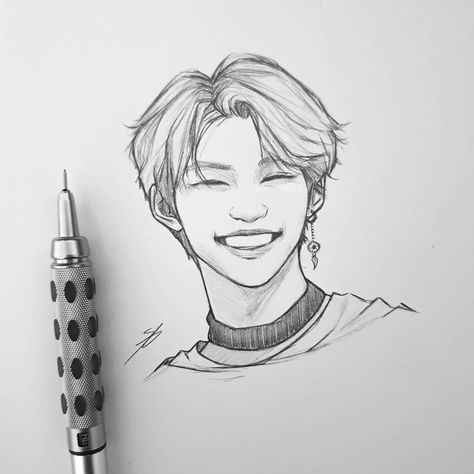 FELIX STRAY KIDS | Inspiración dibujo en lápiz, Dibujos bonitos, Bocetos artísticos Kpop Inspired Drawings, Felix Stray Kids Drawing, Cute Drawings To Draw, K Pop Drawings, Kpop Fanart Sketch, Stray Kids Sketch, Stray Kids Drawing, Shooky Dough, Skz Sketch