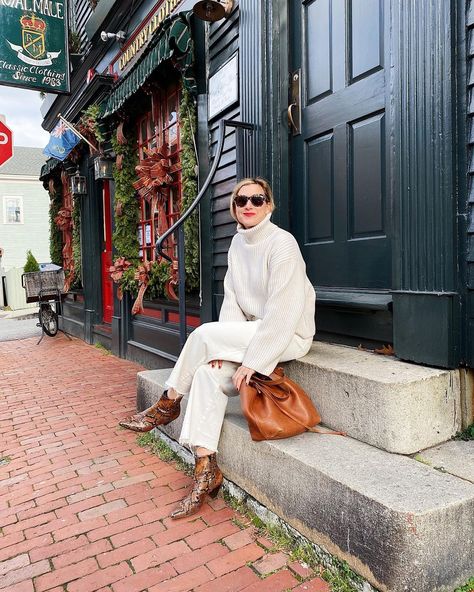 Newport Rhode Island Outfits Fall, Rhode Island Outfits, Newport Rhode Island Outfits, Rhode Island Winter, Island Outfits, Winter Whites, Island Outfit, Spot It, Newport Rhode Island