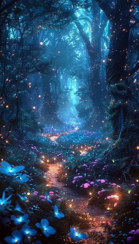 Dream Forest Aesthetic, Fantasy Forest Wallpaper Iphone, Anime Magic Wallpaper, Enchanted Forest Phone Wallpaper, Aesthetic Magical Wallpaper, Magic Forest Background, Magic Background Wallpaper, Magical Phone Wallpaper, Forest Magic Aesthetic