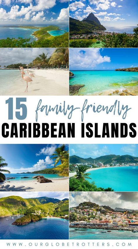 Seeking out the best islands in the Caribbean for the perfect family beach vacation | Exploring the Caribbean with kids, here are all the best places you'll want on your Caribbean itinerary | Caribbean vacation ideas for families | Our Globetrotters Family Travel Blog Best Caribbean Islands For Families, Best Carribean Island, Caribbean Family Vacation, Pnw Trip, Best Tropical Vacations, Best Caribbean Islands, Caribbean Islands Vacation, Best Island Vacation, Best Beaches To Visit