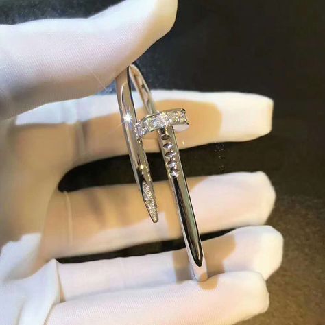 Cartier Juste Un Clou Bracelet White Gold, Cartier Juste Un Clou Bracelet, Juste Un Clou Bracelet, Cartier Juste Un Clou, Bracelet White Gold, Cartier Jewelry, 2024 Vision, Girly Jewelry, Bracelet Stack