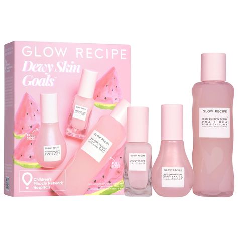 Niacinamide Dew Drops, Pink Juice, Hydrating Makeup, Watermelon Glow, Skin Goals, Makeup Sephora, Sephora Skin Care, Glow Recipe, Glowing Skincare