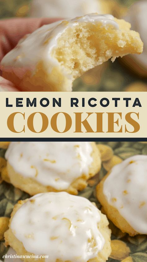 Nordstrom Lemon Ricotta Cookies, Mexican Ricotta Recipes, Best Lemon Ricotta Cookies, Lemon Ricotta Box Cake, Allrecipes Ricotta Cookies, Ricotta Cheese Recipes Gluten Free, Ricotta Dip Recipes Desserts, How To Make Ricotta Cheese Recipes, Limoncello Ricotta Cookies