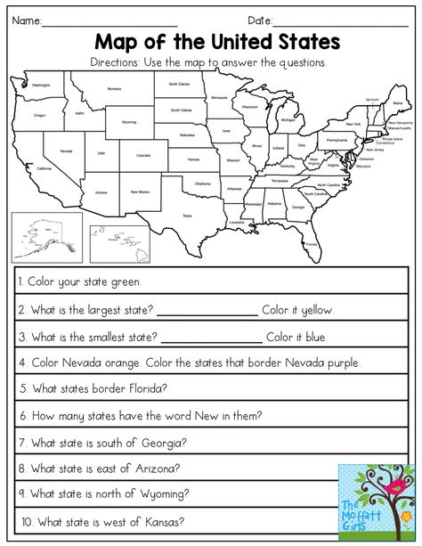 Social Studies Maps, Map Skills Worksheets, Third Grade Social Studies, Us Geography, Elementary Worksheets, 3rd Grade Social Studies, Geography Worksheets, History Worksheets, 4th Grade Social Studies