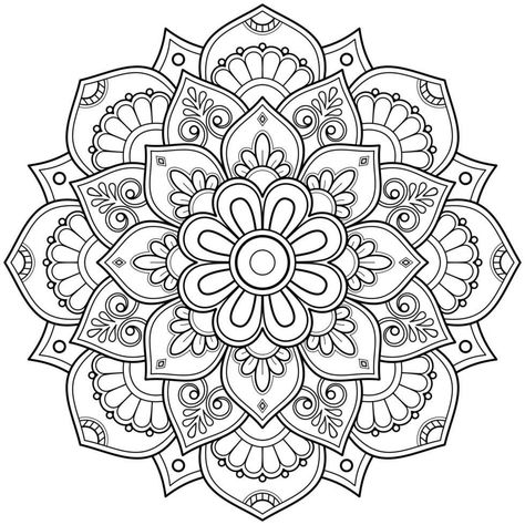 coloringmasterpiece #intricatedesigns #kidsco Intricate Coloring Pages, Mandala Printable, Adult Colouring Printables, Easy Mandala Drawing, Creation Art, Mandala Stencils, Adult Coloring Designs, Pattern Coloring Pages, Mandala Design Pattern