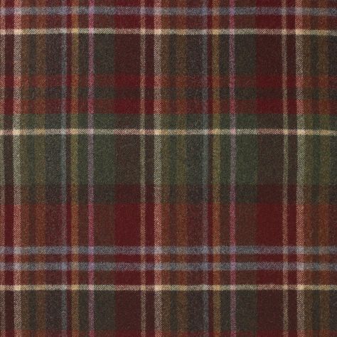 Dark Academia Fabric, Abraham Moon Fabric, Moon Fabric, Red Plaid Fabric, Mulberry Fabric, Plaid Wool Fabric, Tartan Wallpaper, Texture Graphic Design, Check Fabric